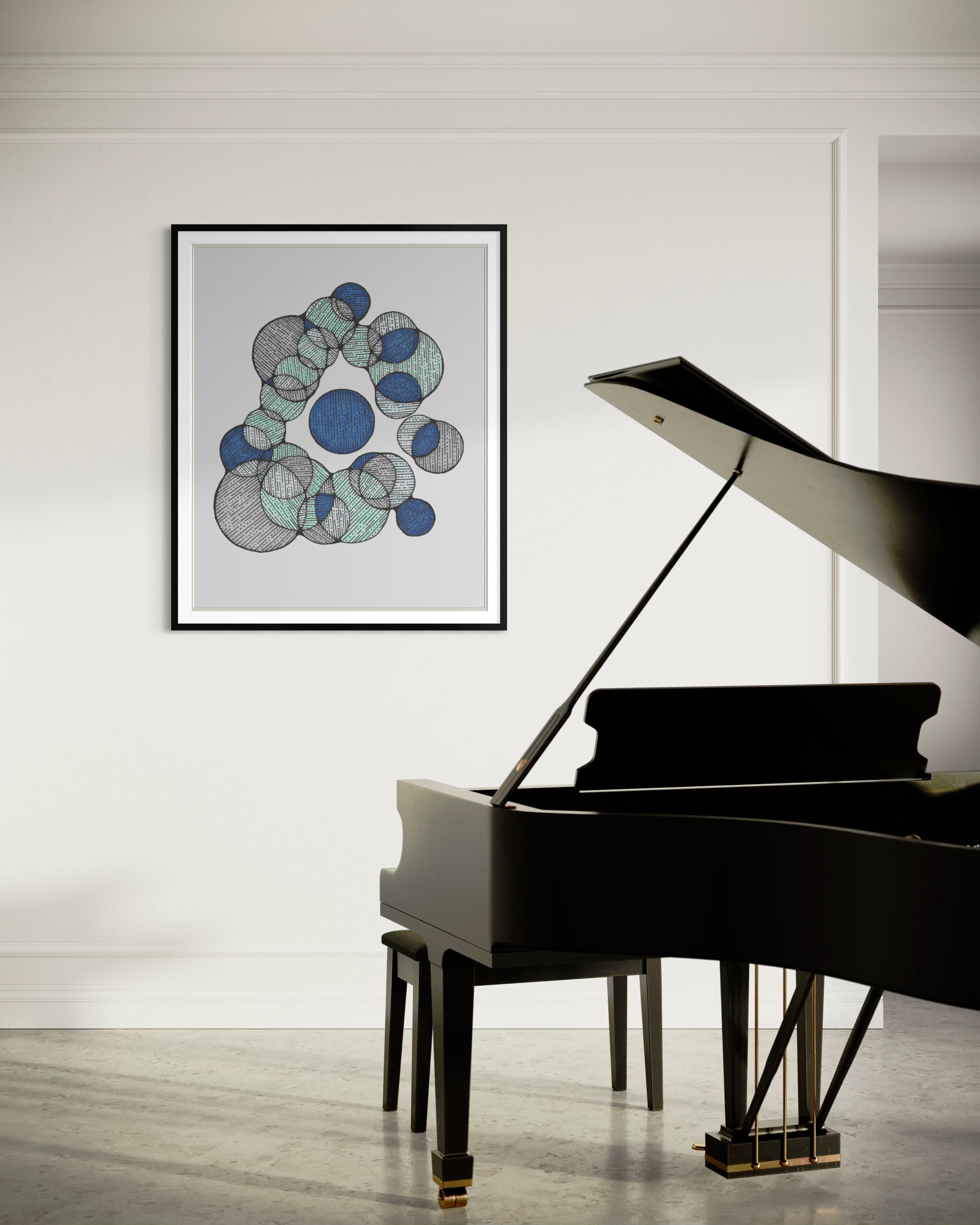 Cyane artwork in an interior setting, view 4
