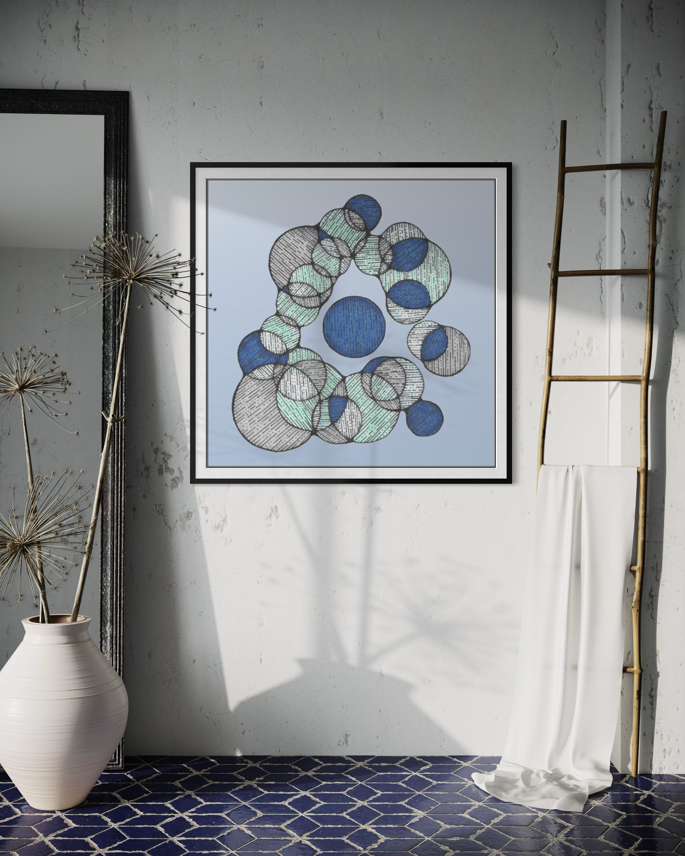 Cyane artwork in an interior setting, view 5