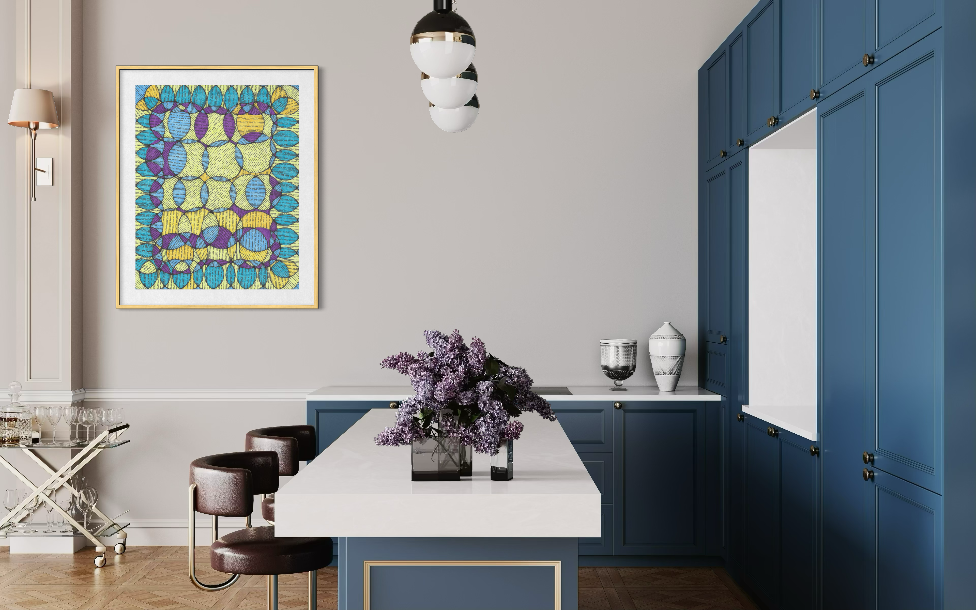 Eos artwork in an interior setting, view 5