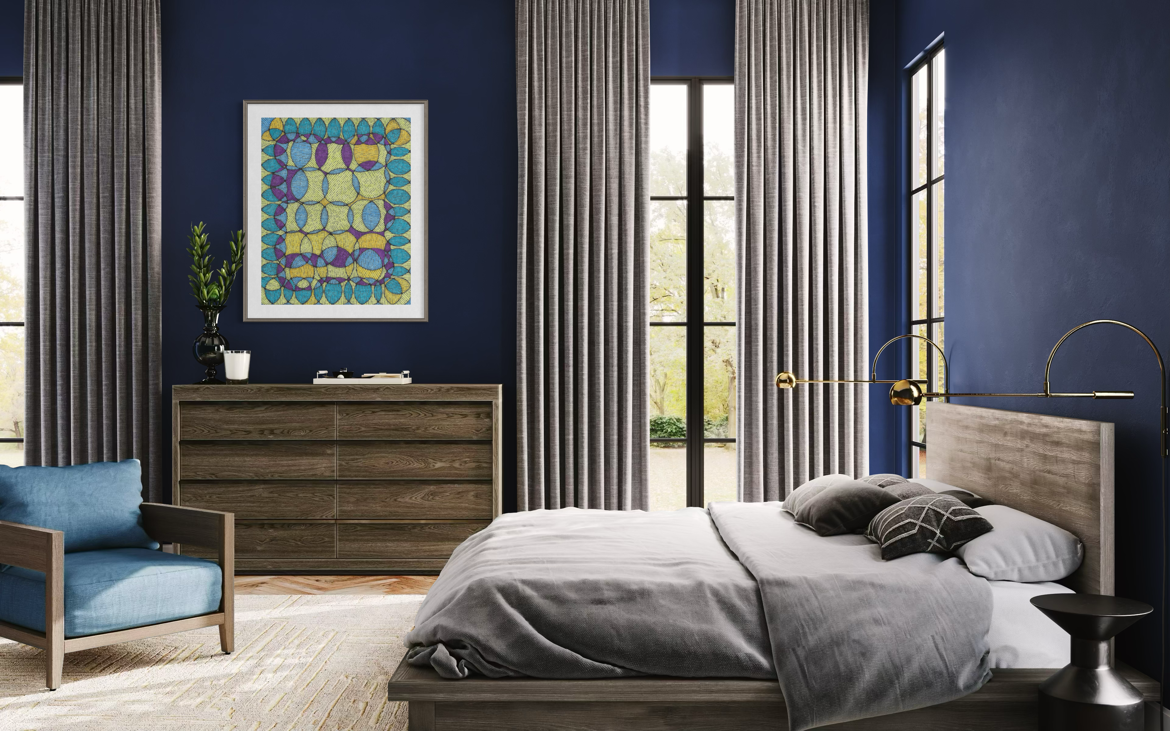 Eos artwork in an interior setting, view 6