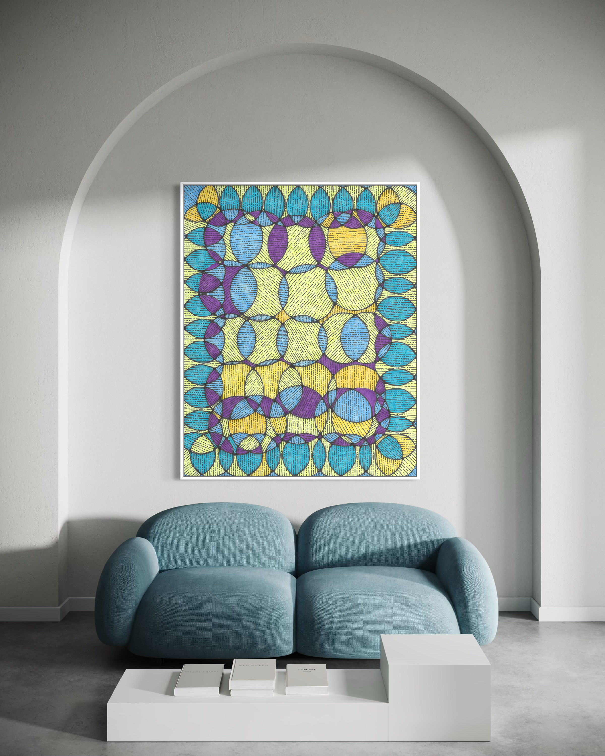 Eos artwork in an interior setting, view 2