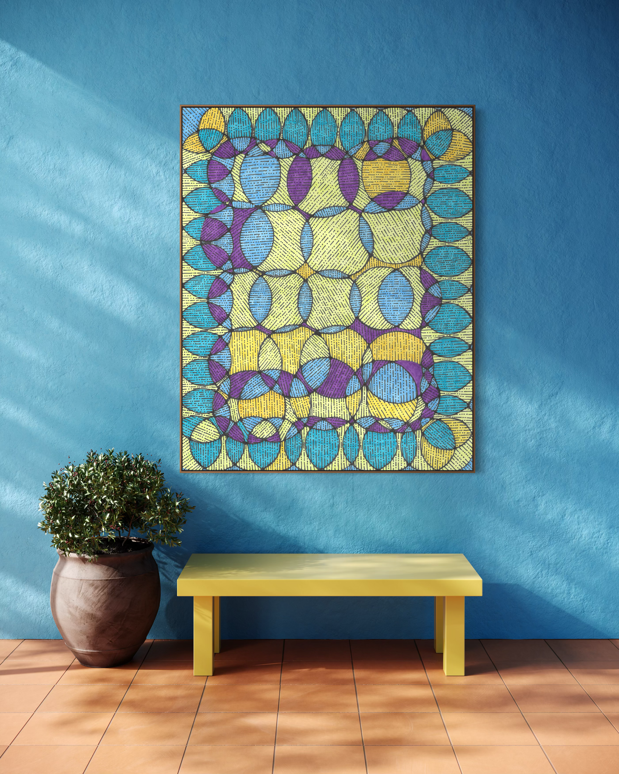 Eos artwork in an interior setting, view 1