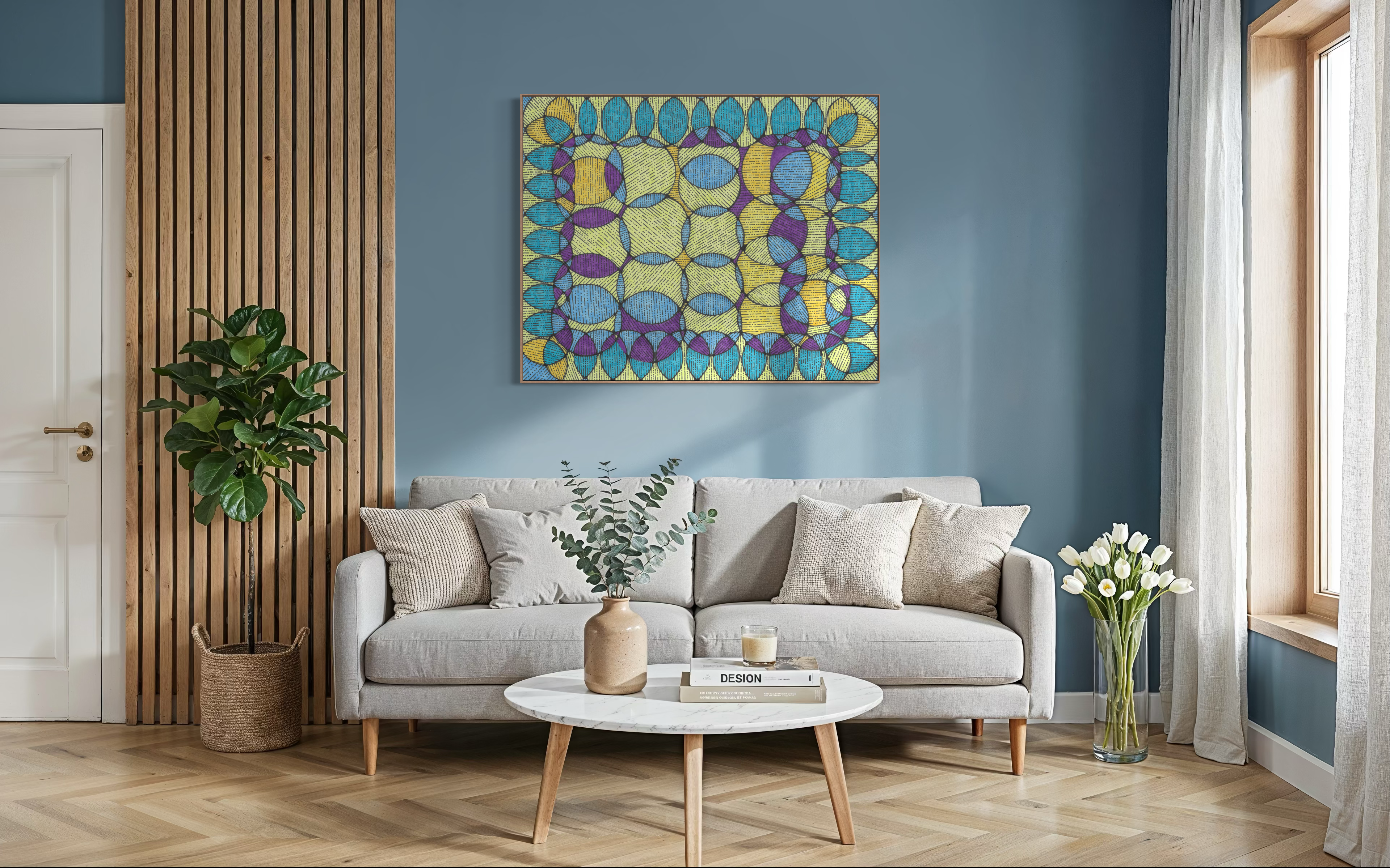 Eos artwork in an interior setting, view 4