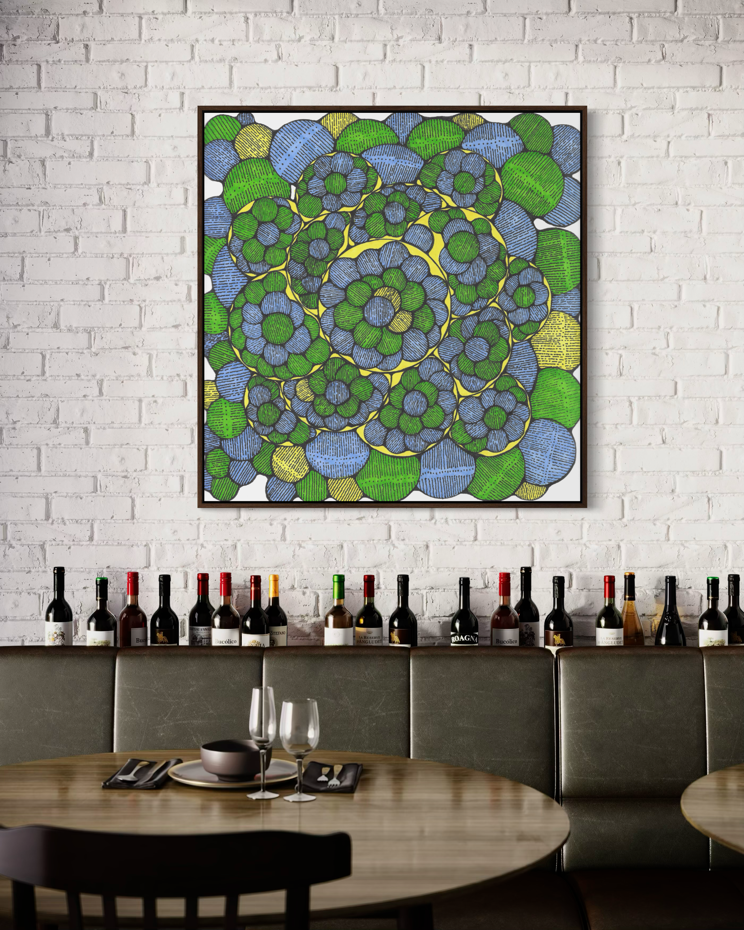 Calyce in a restaurant interior