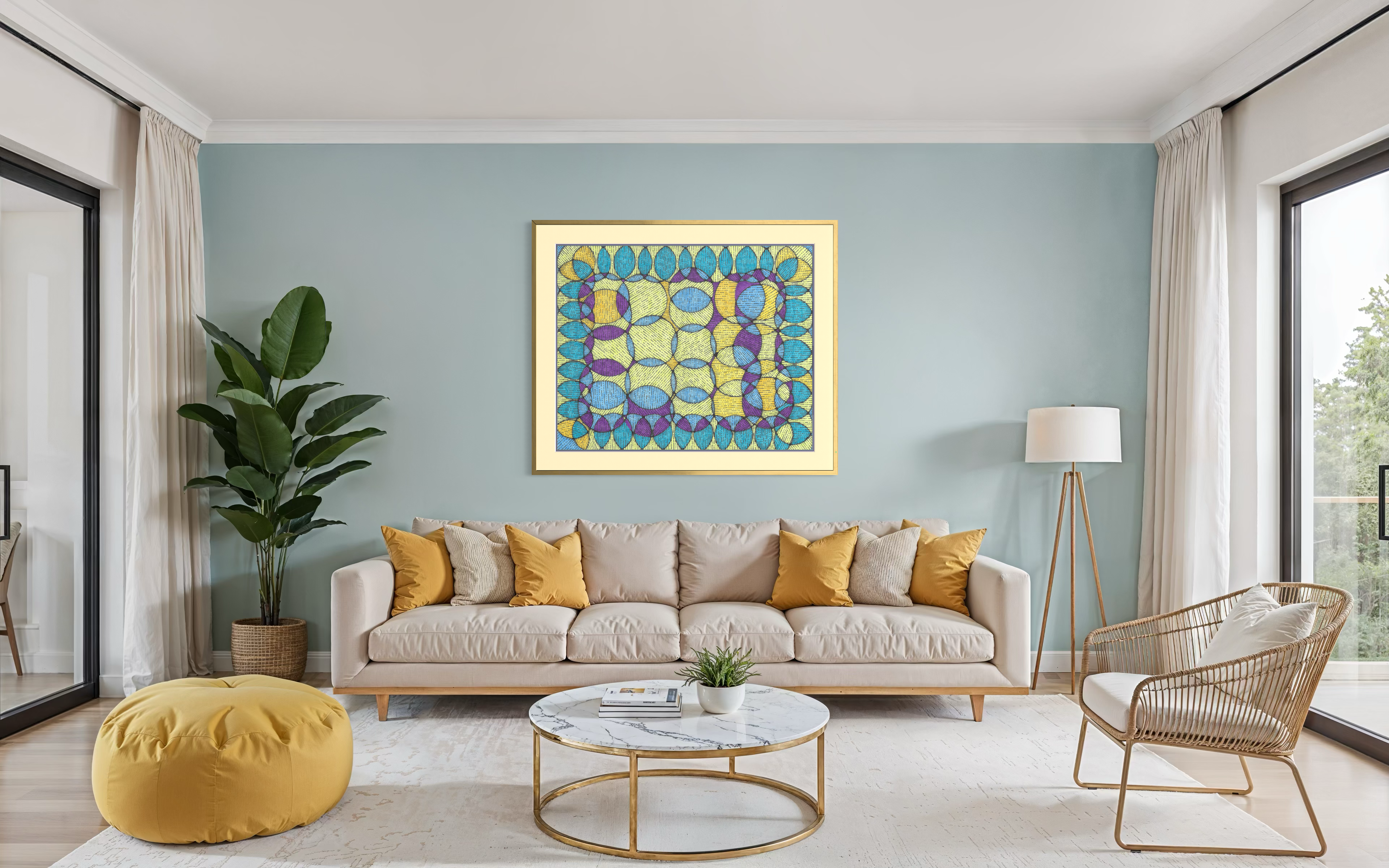 Eos artwork in an interior setting, view 3