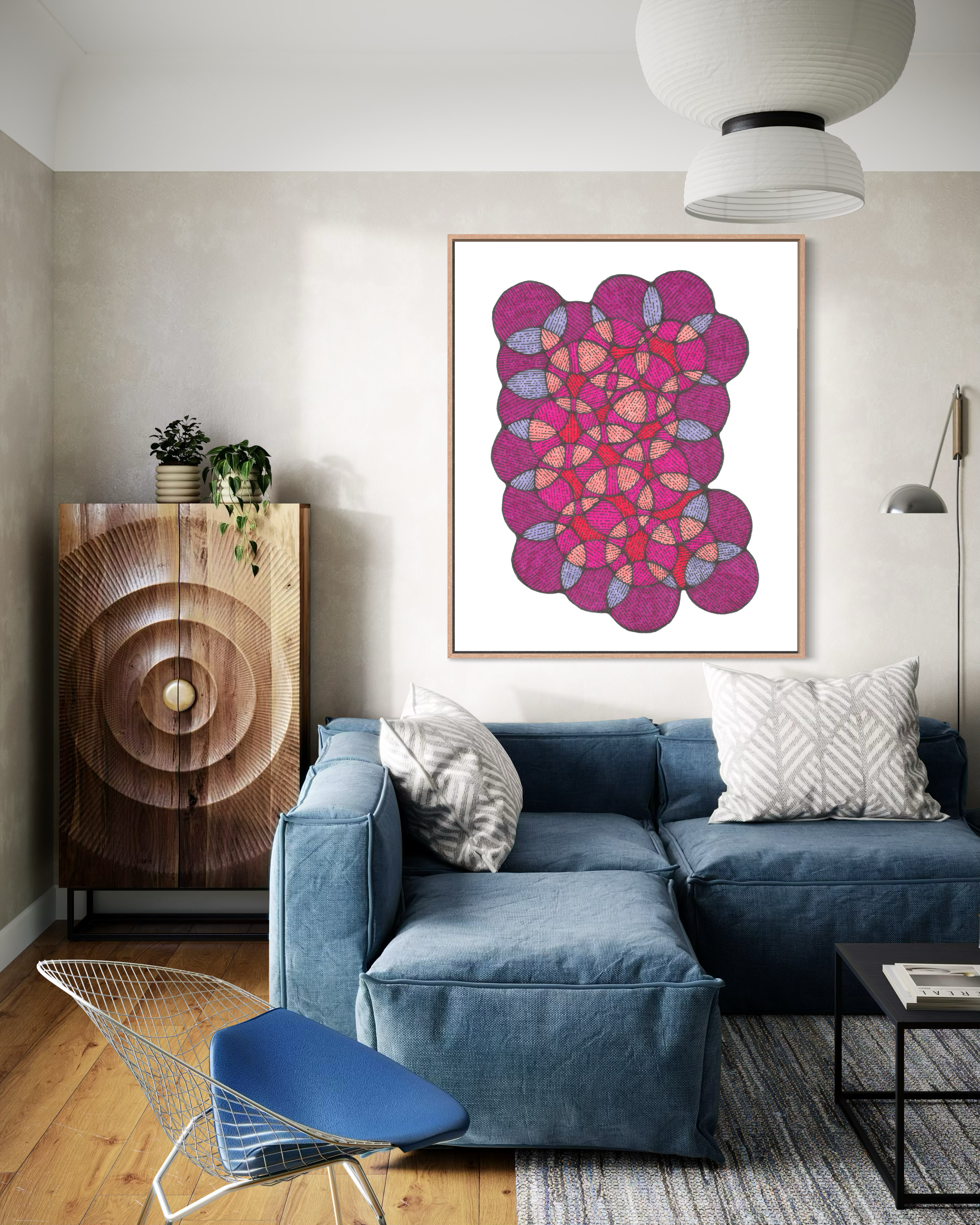 Erato displayed in an interior setting