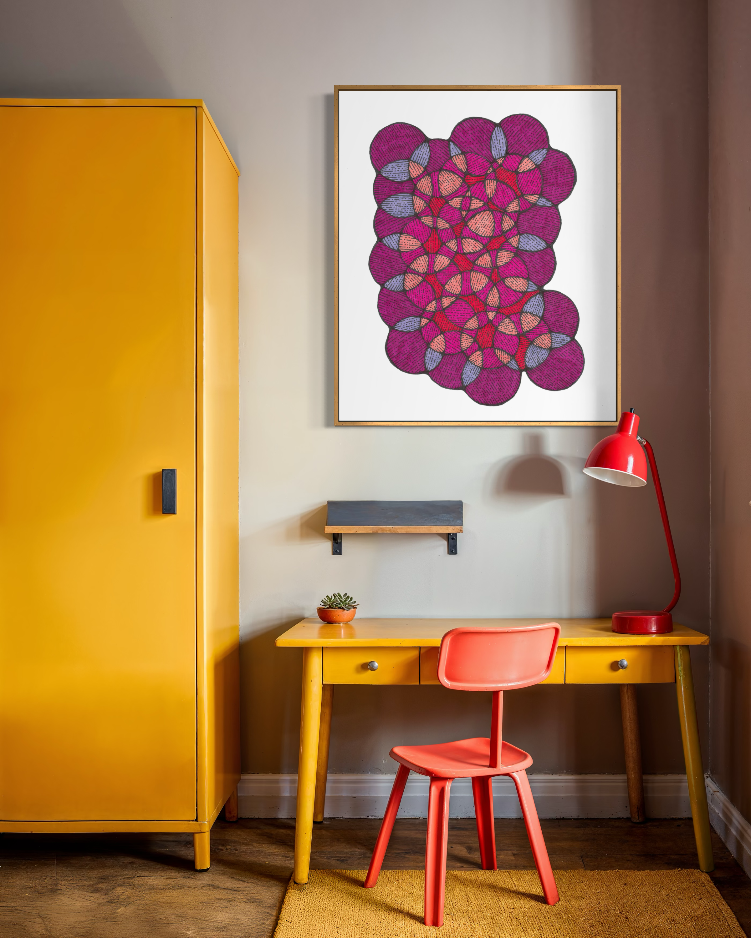 Erato displayed in an interior setting
